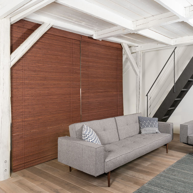 Bamboo Blackout Blind with Hidden Mechanism - Brown