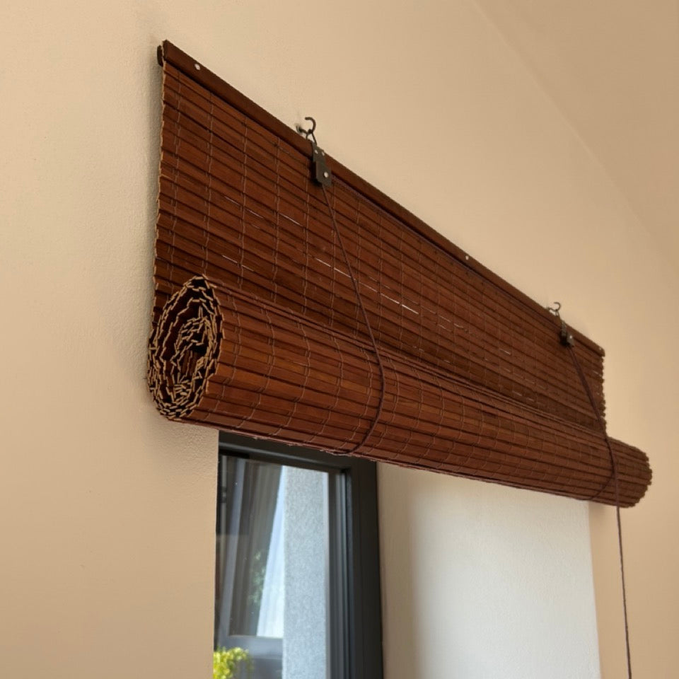 Bamboo Blackout Blind - Brown