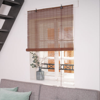 Bamboo Slat Blind - Brown