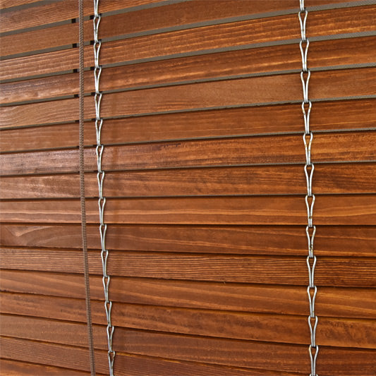 Exterior Window Blind - Cherry wood