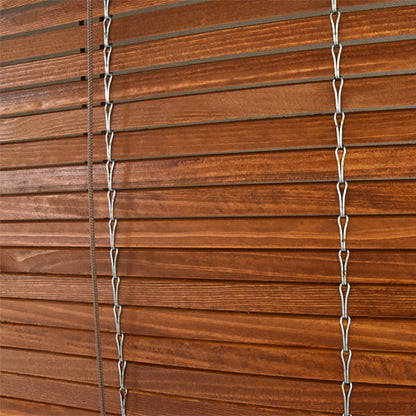 Exterior Window Blind - Cherry wood