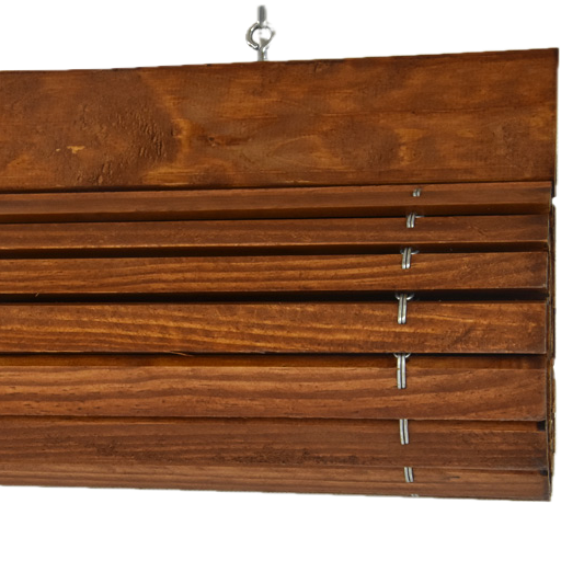 Exterior Window Blind - Cherry wood