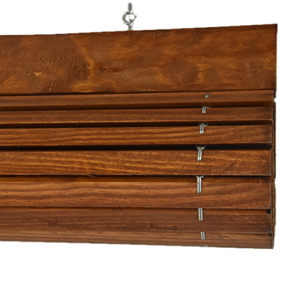 Exterior Window Blind - Cherry wood