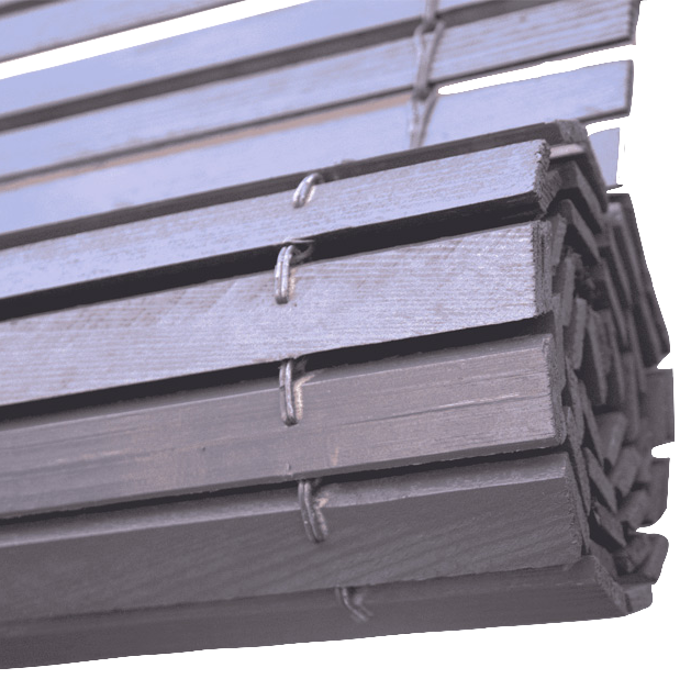 Wooden Pergola Blind - Gray
