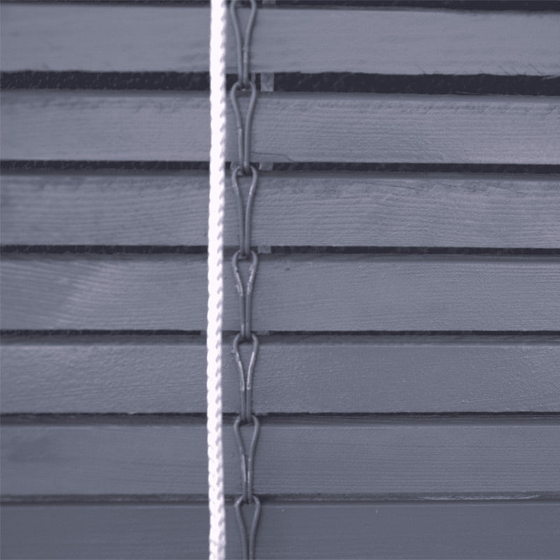 Wooden Pergola Blind - Gray