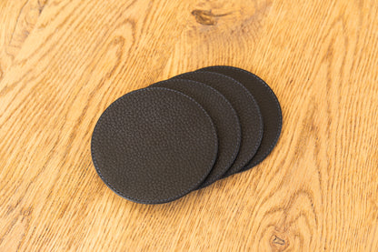 Stylish Leather Coaster set - 4+1