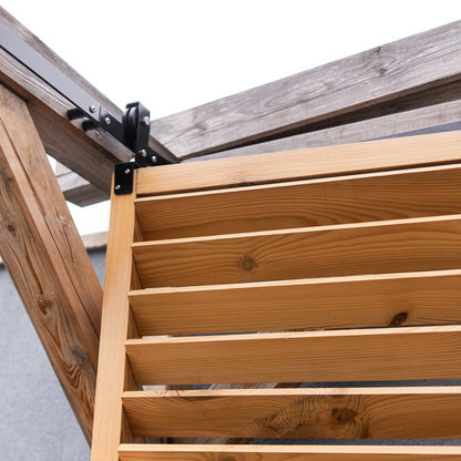 2 Individual Rollers - Track System for Sliding Privacy Screens