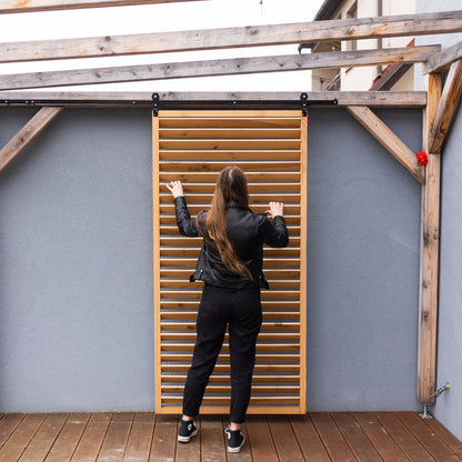 2 Individual Rollers - Track System for Sliding Privacy Screens