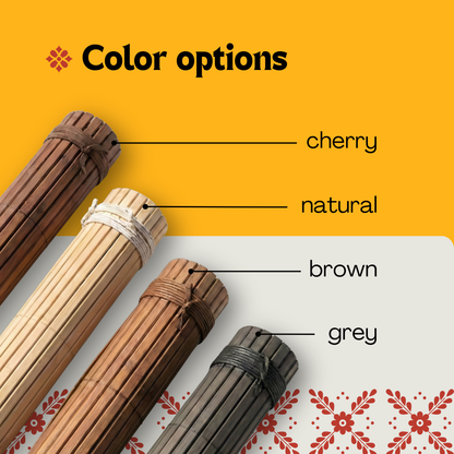 Wooden Pergola Blind - Milk Chocolate