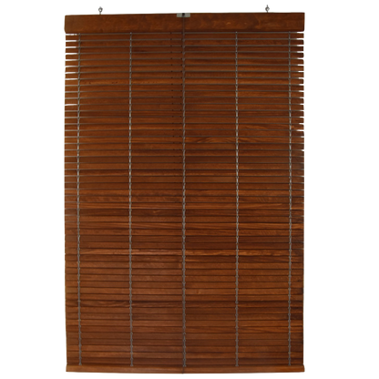 Exterior Window Blind - Cherry wood