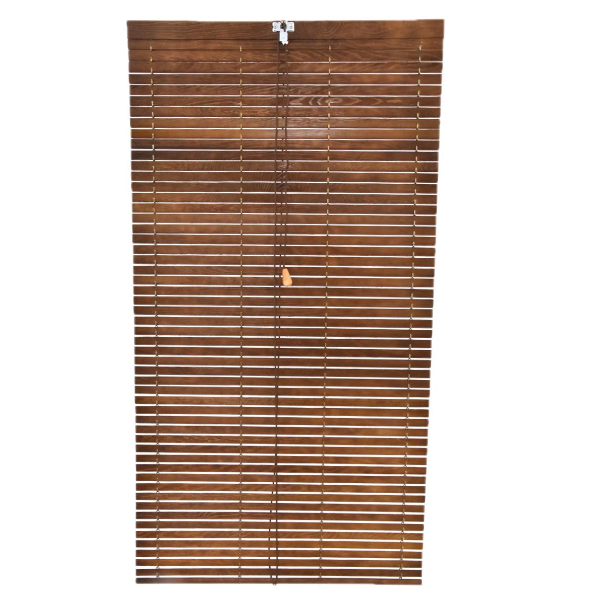 Exterior Window Blind - Brown wood