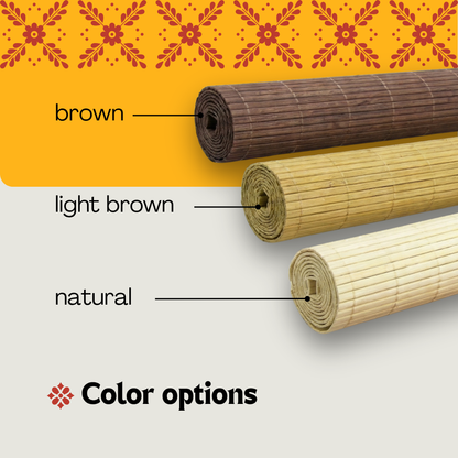 Bamboo Blackout Blind - Brown