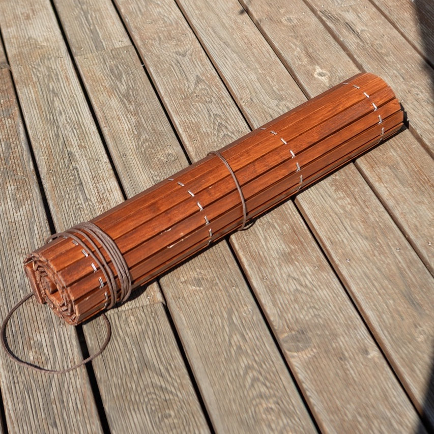 Wooden Pergola Blind - Cherry