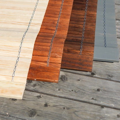 Wooden Pergola Blind - Natural
