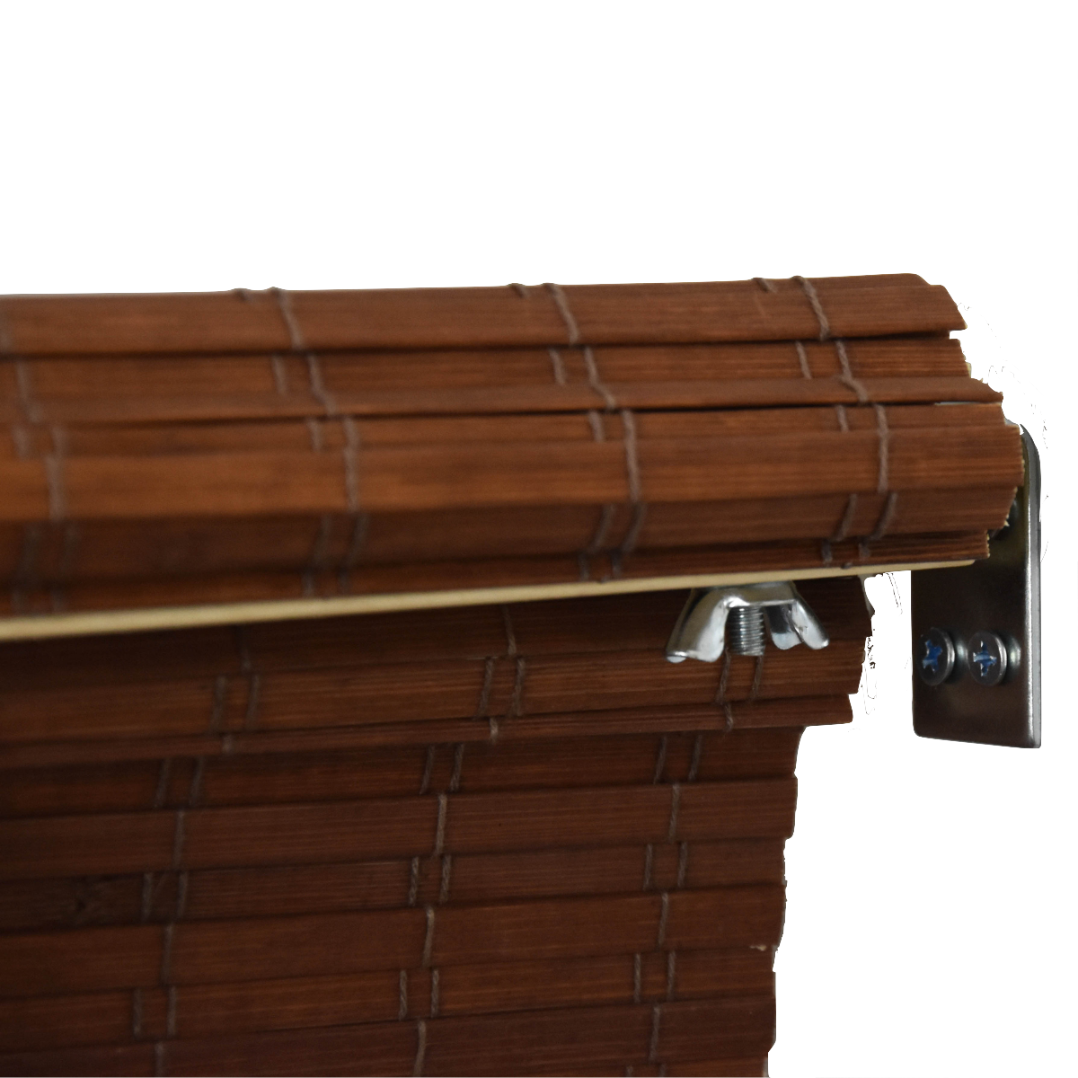 Bamboo Blackout Blind with Hidden Mechanism - Brown
